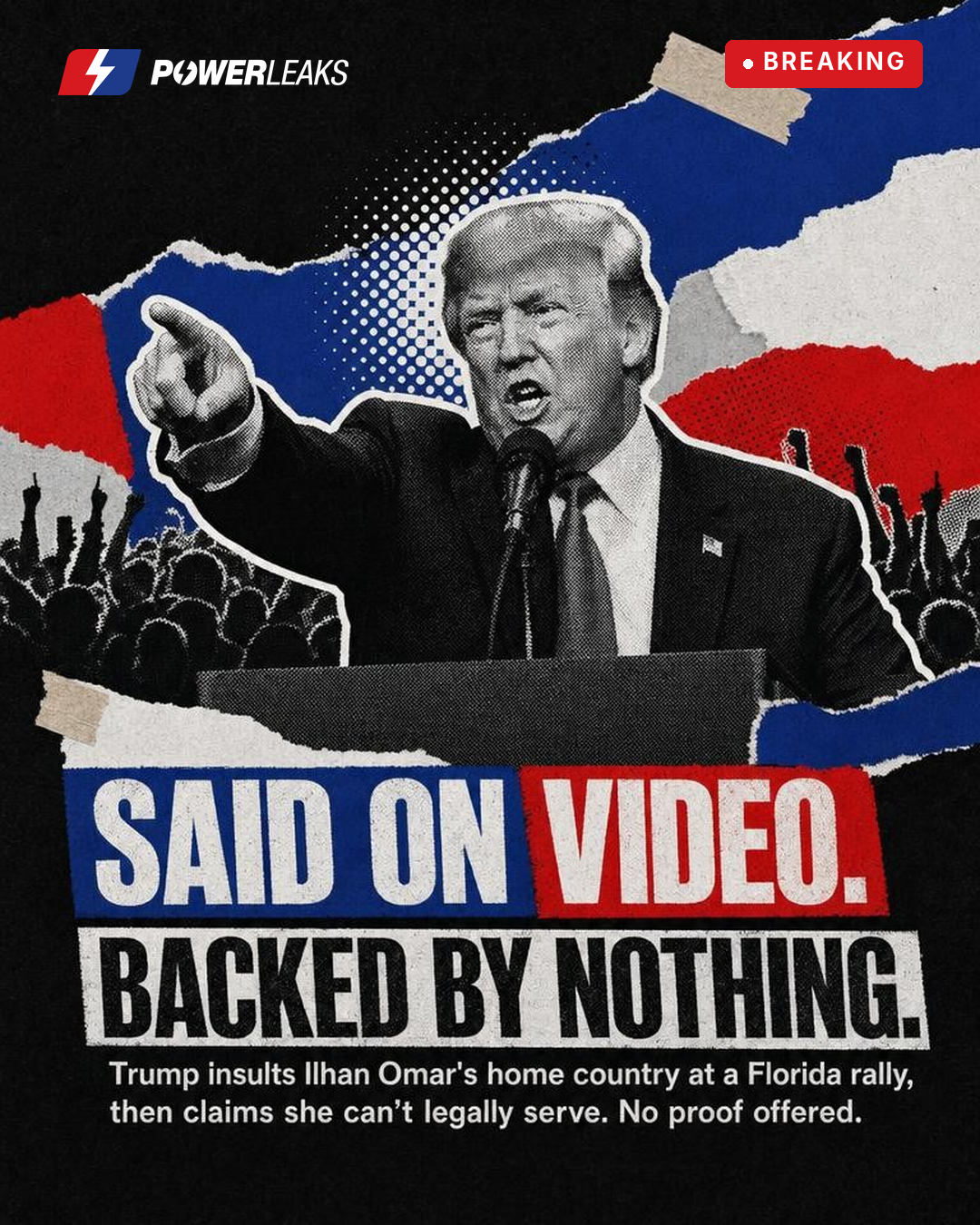 Trump calls Omar's home country a sh*thouse