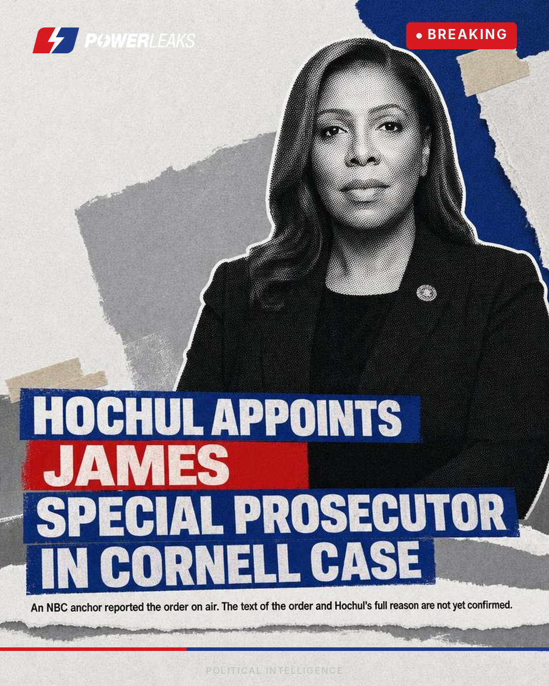 Hochul taps Letitia James for Cornell case