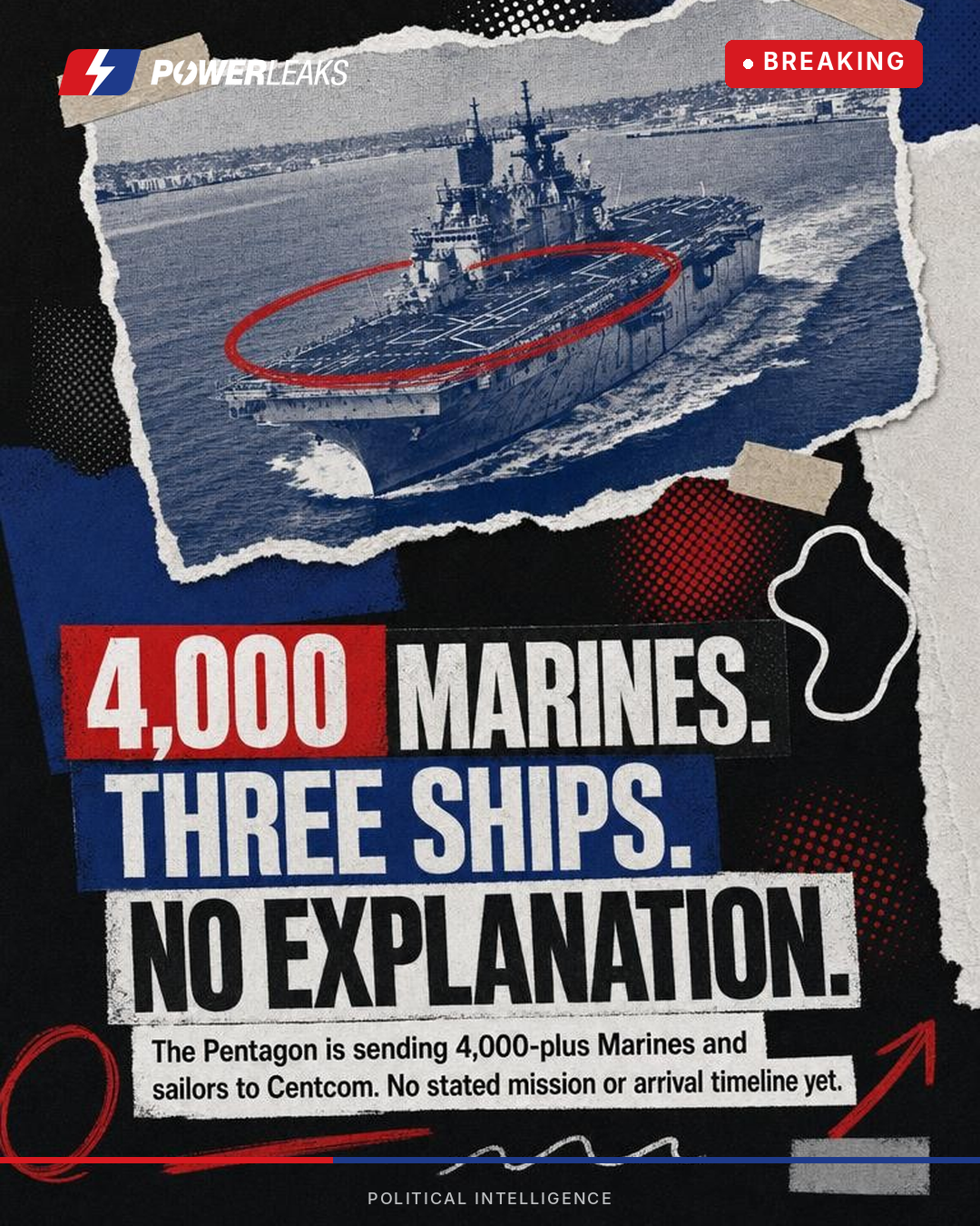 Pentagon ships 4,000 Marines to Middle East