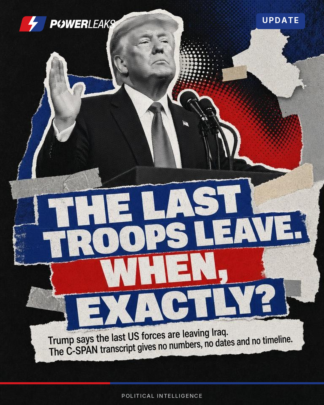 Trump says last US forces are leaving Iraq