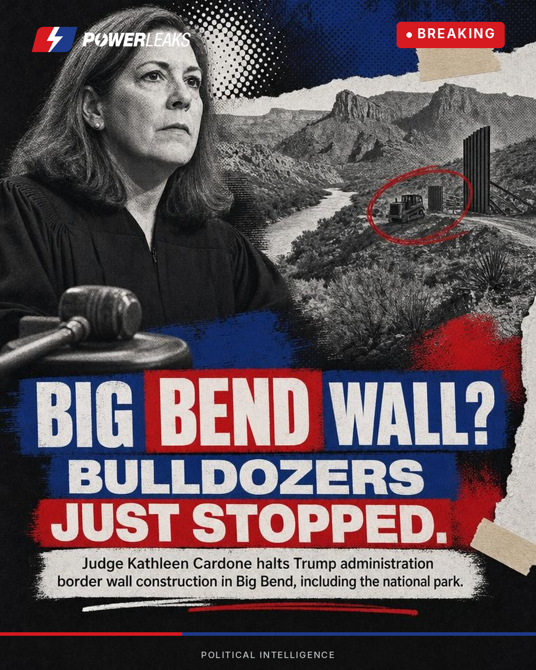 Judge halts Big Bend border wall construction