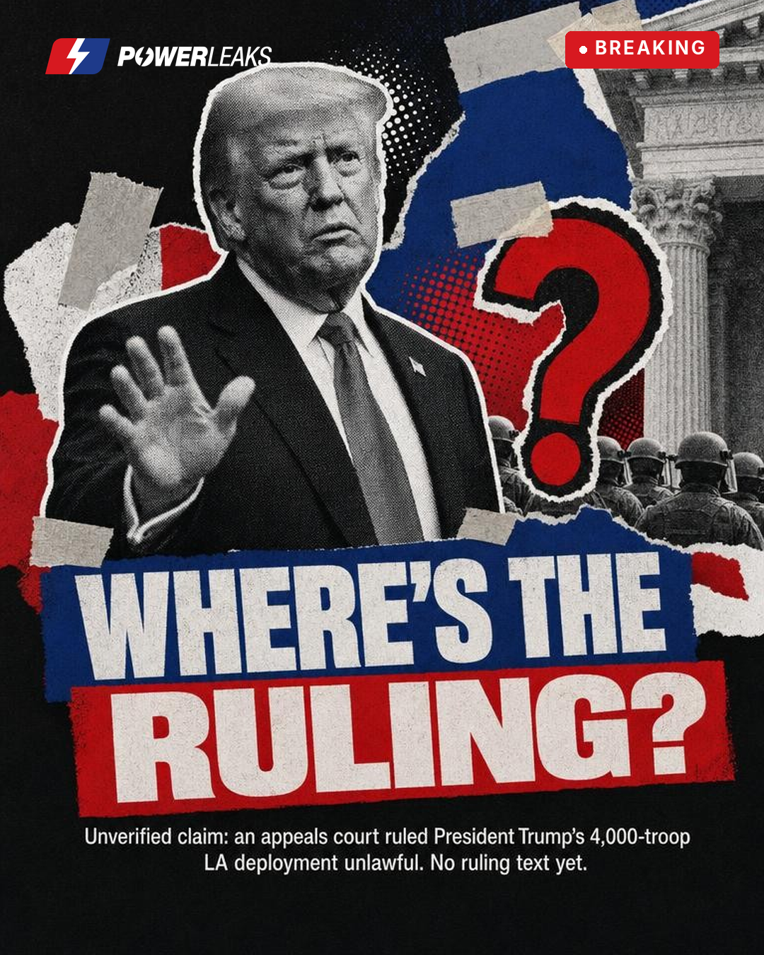 Post claims court ruled Trump's Guard deployment unlawful